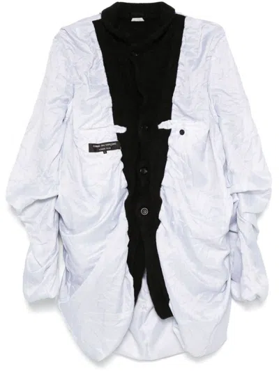 Comme Des Garçons Comme Des Garcons Coat With Contrasting Inserts
