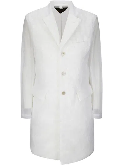 Comme Des Garçons Comme Des Garcons Coats White
