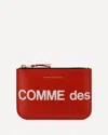 Comme Des Garçons Coin Purse In Red