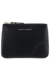 Comme Des Garçons Small Leather Coin Purse In Black