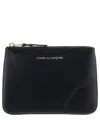 Comme Des Garçons Small Leather Coin Purse In Black