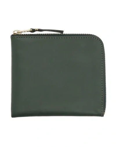 Comme Des Garçons Coin Purse Dark Green Size - Calfskin