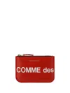 Comme Des Garçons Coin Purse In Red