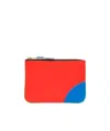 Comme Des Garçons Super Fluo Coin Purse In Red