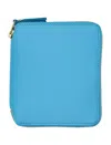 Comme Des Garçons Colour Vertical Wallet In Blue