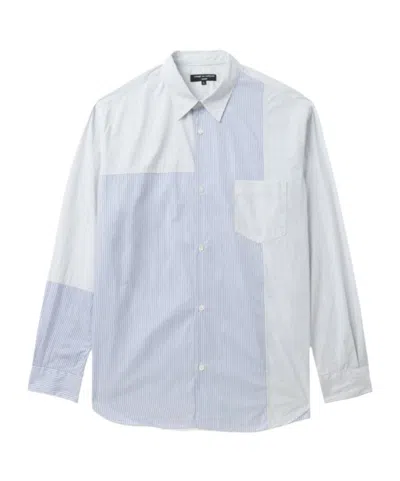 Comme Des Garçons Colourblock Striped Shirt