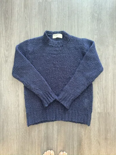 Pre-owned Comme Des Garçons Comme 98 Sweater In Navy