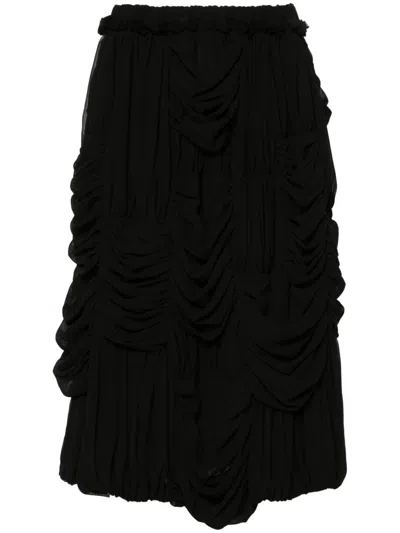 Comme Des Garçons Comme Des Ga Ruffled Skirt