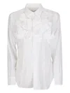 Comme Des Garçons Comme Des Ga Tapered Shirt In White