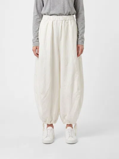 Comme Des Garçons Pants Woman Color White In Multi