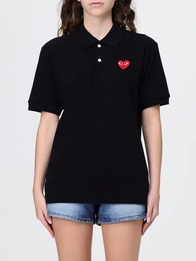 Comme Des Garçons Comme Des Gar&ccedil;ons Polo Shirt Woman  In Black