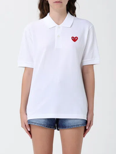 Comme Des Garçons Comme Des Gar&ccedil;ons Polo Shirt Woman  In White