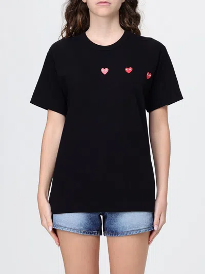 Comme Des Garçons Comme Des Gar&ccedil;ons T-shirt Woman  In Black