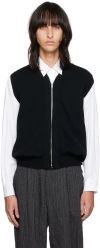 Comme Des Garçons Comme Des Gar Ç Ons Homme Deux X Lochaven Of Scotland Joint Name Zipper Vest In Black