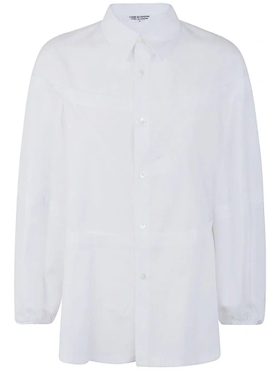 Comme Des Garçons Comme Des Garçons Balloon Sleeves Shirt In White