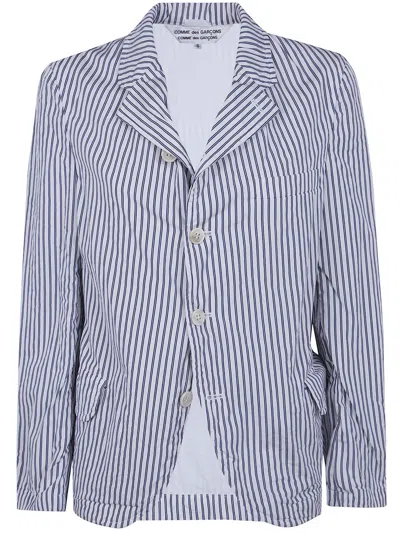 Comme Des Garcons - Comme Des Garcons Bicolor Blazer Jacket In Blue