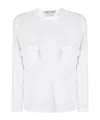 Comme Des Garçons Crewneck T-shirt In White