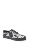 Comme Des Garçons Graphic Leather Sneaker In Multi