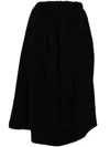Comme Des Garçons High-waisted A-line Skirts In 黑色