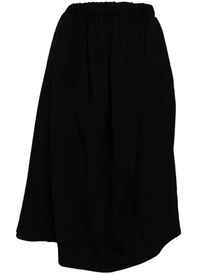 Comme Des Garçons High-waisted A-line Skirts In 黑色
