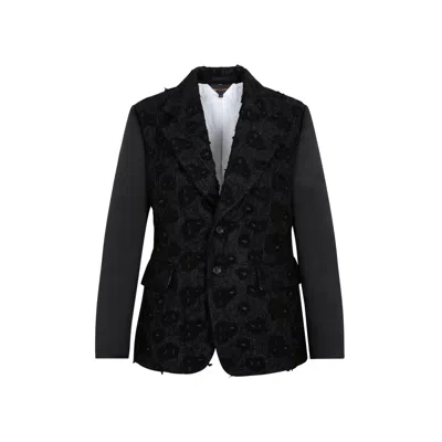 Comme Des Garçons Jacket In Black