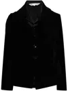 Comme Des Garçons Notched-lapels Wool Blazer In Black