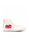 Comme Des Garçons Mens White Chuck Taylor High-top Sneaker