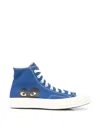 Comme Des Garçons Play X Converse Chuck 70 Hi Sneakers In Blue