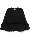 COMME DES GARÇONS RUFFLE-TRIM T-SHIRT