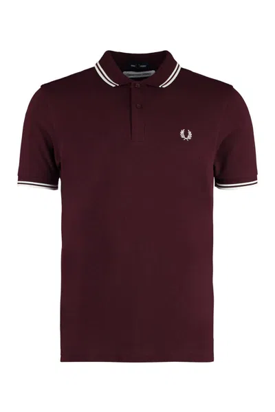 COMME DES GARÇONS COMME DES GARÇONS COMME DES GARÇONS SHIRT X FRED PERRY - COTTON-PIQUÉ POLO SHIRT
