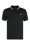 Comme Des Garçons Fred Perry Strong Will Polo Shirt In Green