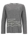 Comme Des Garçons Shirt X Lacoste Crew Neck Sweater
