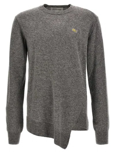 Comme Des Garçons Comme Des Garcons Shirt X Lacoste Sweater In Gray