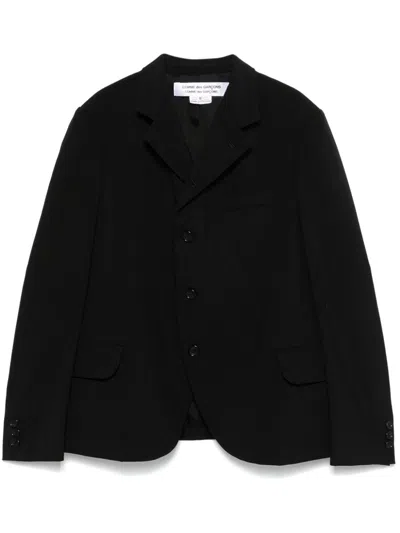 Comme Des Garçons Comme Des Garçons Single-breasted Jacket In Black