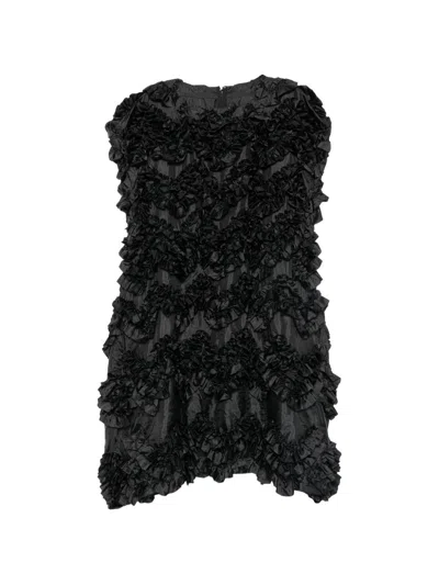 Comme Des Garçons Taffetas Short Dress Comme Des Gar In Black
