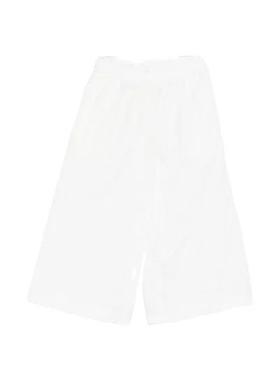 Comme Des Garçons Wide-leg Trousers In White
