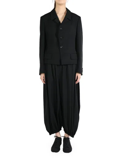 Comme Des Garçons Wool Blazer In Black