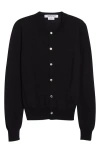 Comme Des Garçons Long-sleeved Cardigan In Black