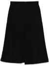 Comme Des Garçons Asymmetrical Skirt In Black