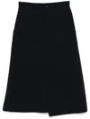 Comme Des Garçons Asymmetrical Skirt In Blue