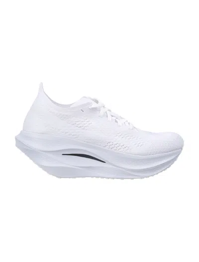 Comme Des Garçons X Mizuno Wave Rebellion Pro Sneakers In White