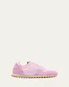 Comme Des Garcons Comme Des Garcons X Spalwart X Spalwart Colorblock Suede Runner Sneakers In Purple