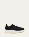 Comme Des Garcons Comme Des Garcons X Spalwart X Spalwart Suede Platform Runner Sneakers In Black