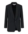 Comme Des Garçons Single-breasted Tailored Blazer In Black