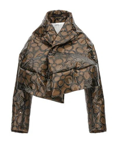 COMME DES GARÇONS COMME DES GARÇONS FLORAL CROPPED JACKET