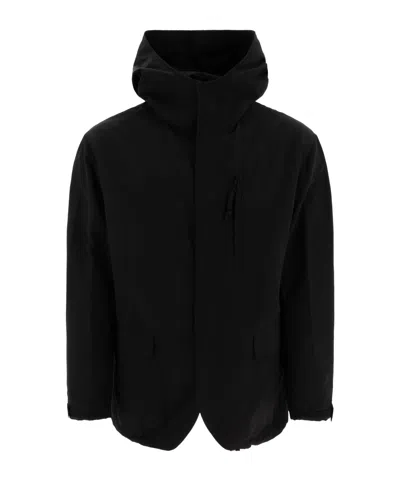 Comme Des Garçons Homme Hooded Jacket In Black