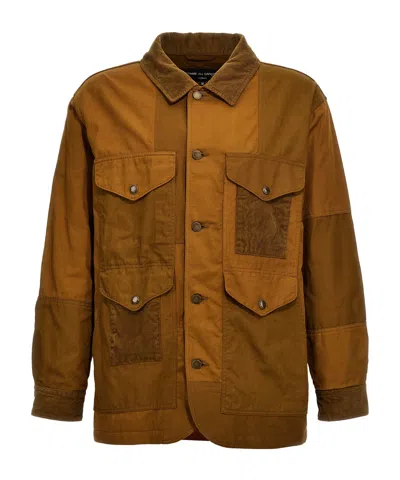 COMME DES GARÇONS COMME DES GARҪONS HOMME PANELLED BUTTONED JACKET