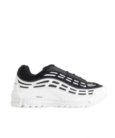 Comme Des Garçons Homme Plus Nike Logo Lace-up Sneakers In White