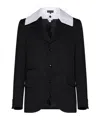 Comme Des Garçons Homme Plus Single-breasted Blazer In Black