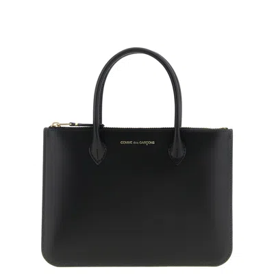 Comme Des Garçons Comme Des Garons Leather Tote Bag  Black